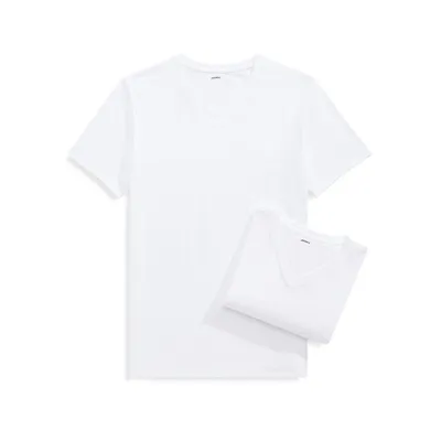 2-Pack Cotton Stretch V-Neck T-Shirts