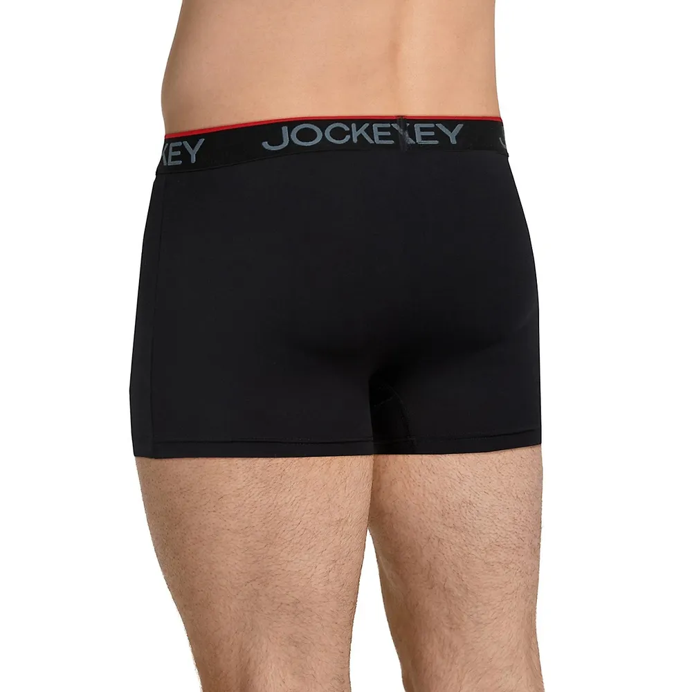 Jockey 2-Pack Chafe-Proof Pouch Microfibre Stretch Trunks