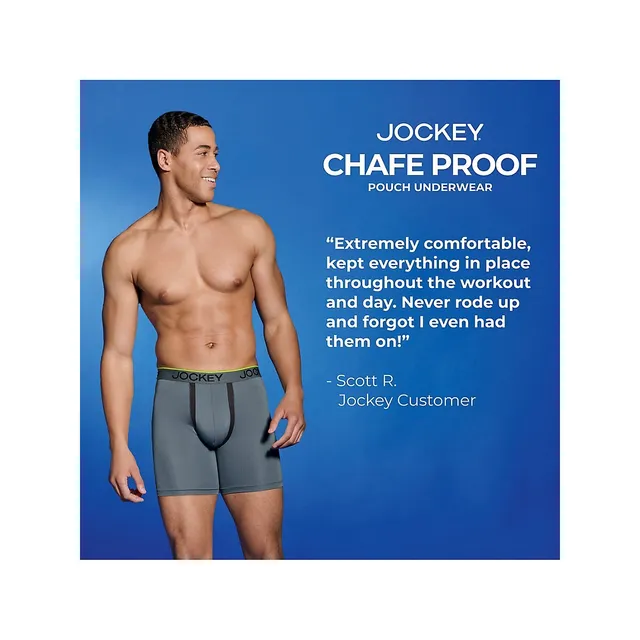 Jockey 2-Pack Chafe-Proof Pouch Cotton Boxer Briefs