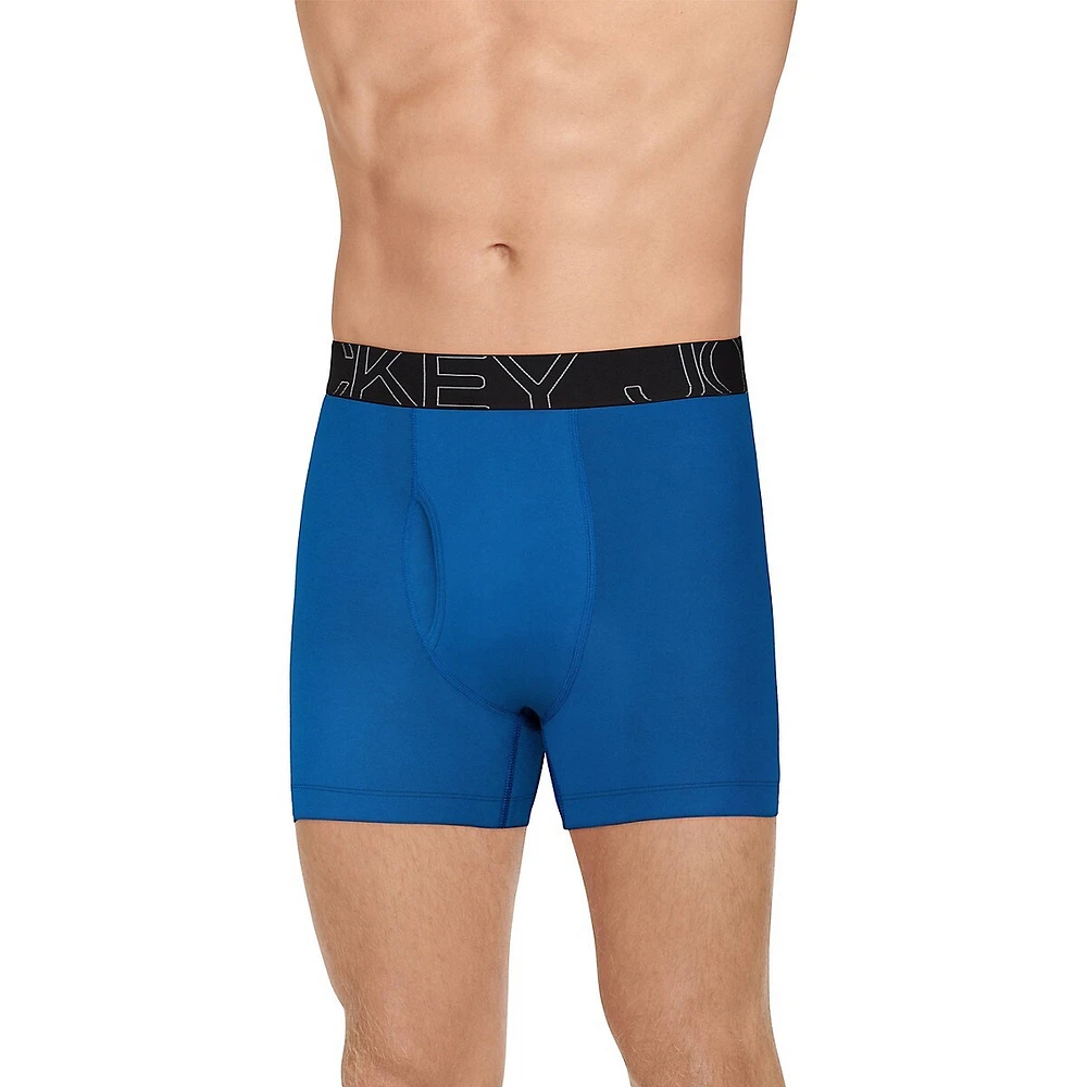 Four-Pack ActiveBlend Boxer Briefs