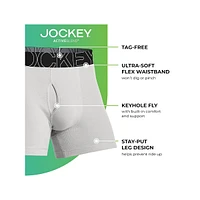 Four-Pack ActiveBlend Boxer Briefs