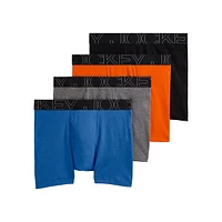 Four-Pack ActiveBlend Boxer Briefs