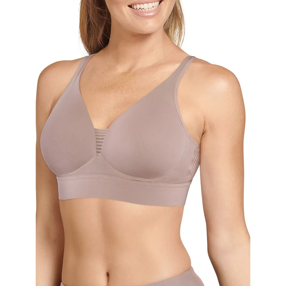 Jockey Forever Fit Full-Coverage Molded-Cup Bra 007505 | Th