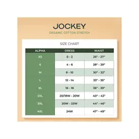 3-Pack Organic Cotton Stretch Logo Bikini Panty