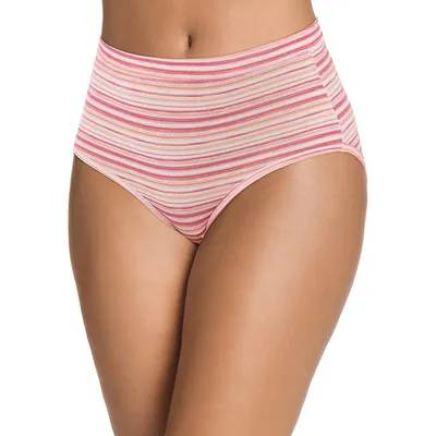 Stretch Mid-Rise Full-Coverage Briefs ​007645