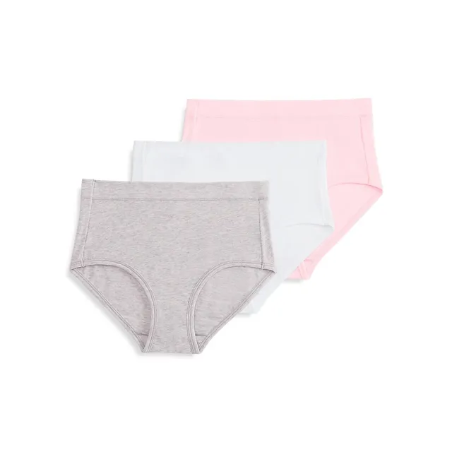 Jockey® Essentials Girls’ Cotton Stretch Brief - 3 pack, Sizes S-XL (6-16)