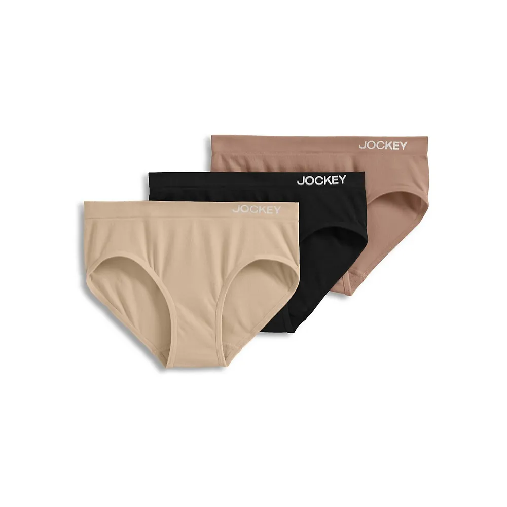3-Pack Invisible Hipster Briefs