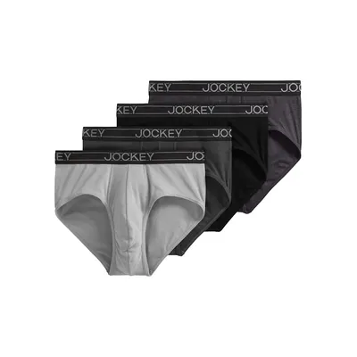 Everyday Casual Cotton Blend Brief - 4 Pack