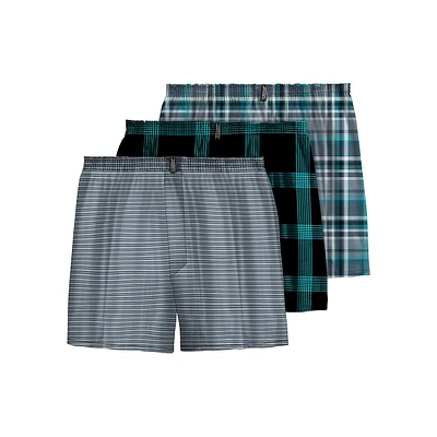 3-Pack Classics Full Cut 5-Inch Boxers