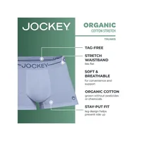 3-Pack Stretch-Organic Cotton Trunks