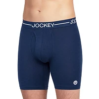 3-Pack Stretch-Organic Cotton Boxer Briefs
