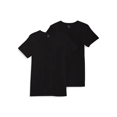 Boy's 2-Pack Cotton Crewneck T-Shirts
