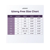 Worry Free Microfiber Stretch Moderate Absorbency Brief