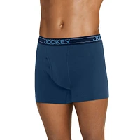 4-Pack Everyday Casual Cotton Blend 5-Inch Boxer Briefs