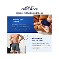 Chafe-Proof Pouch Cotton Stretch 6-Inch Boxer Briefs