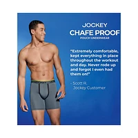 Chafe-Proof Pouch Cotton Stretch 6-Inch Boxer Briefs