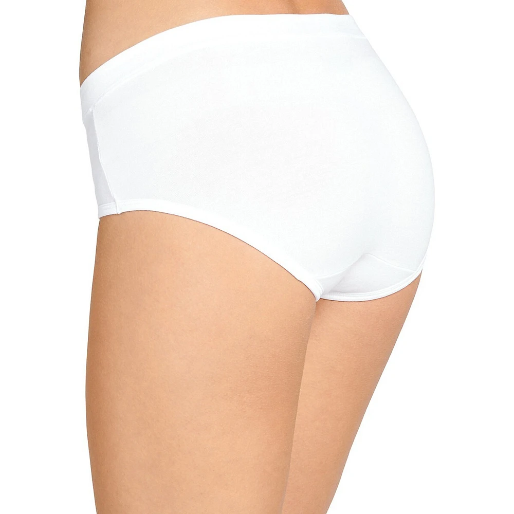 Cotton-Stretch Hipster Briefs