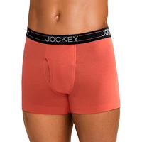 Caleçon boxeur ajusté en mélange de coton Everyday, paquet quatre
