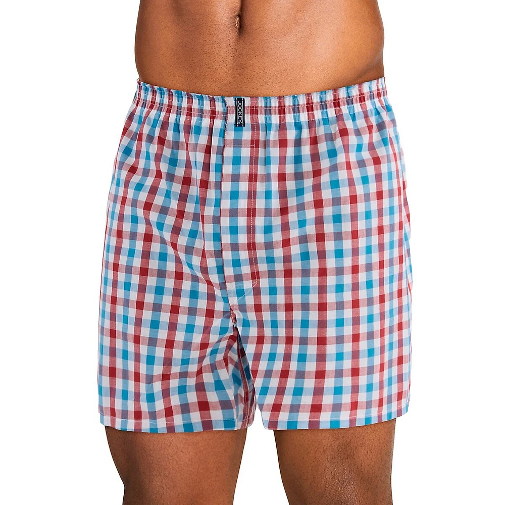 3-Pack Classic Full Cut Woven Boxers