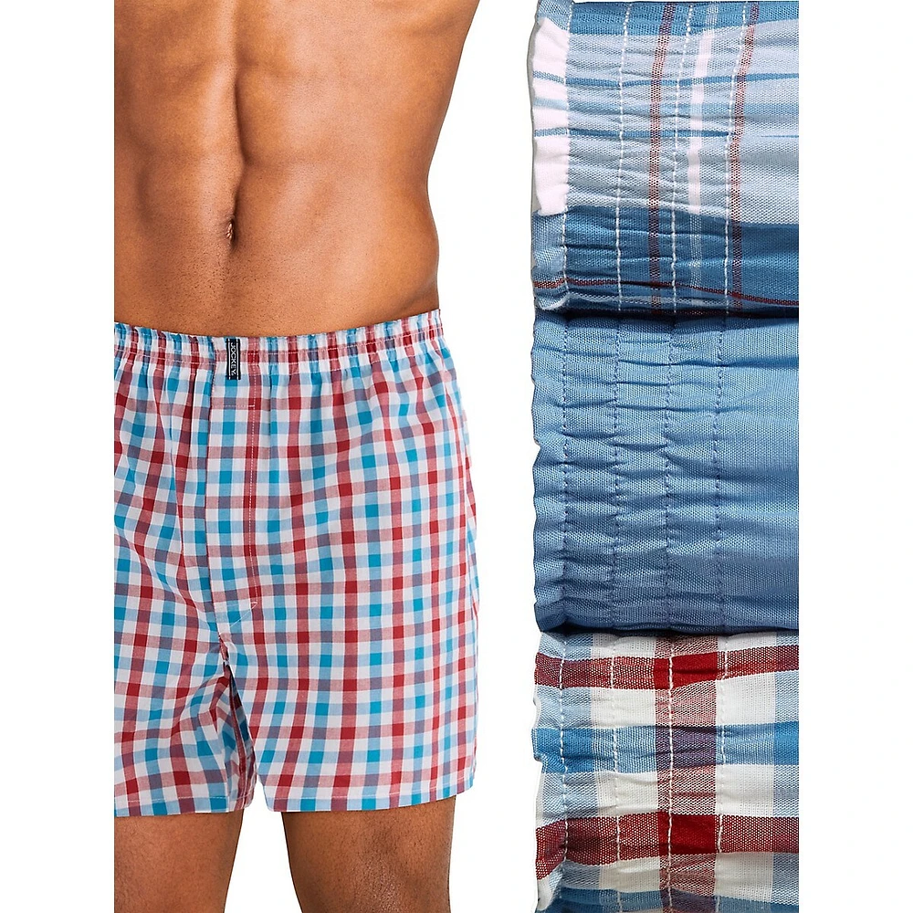 3-Pack Classic Full Cut Woven Boxers