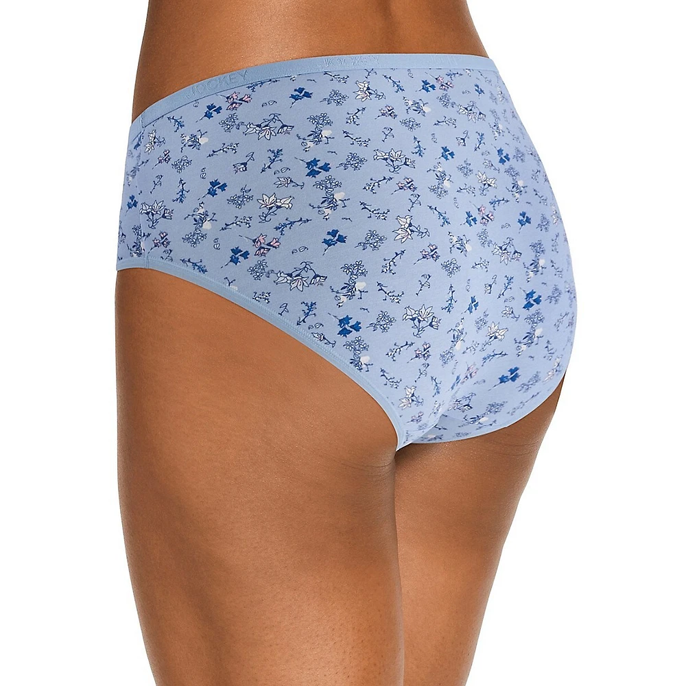 3-Piece Organic Cotton Mid-Rise Briefs