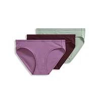3-Piece Organic Cotton Low-Rise Briefs