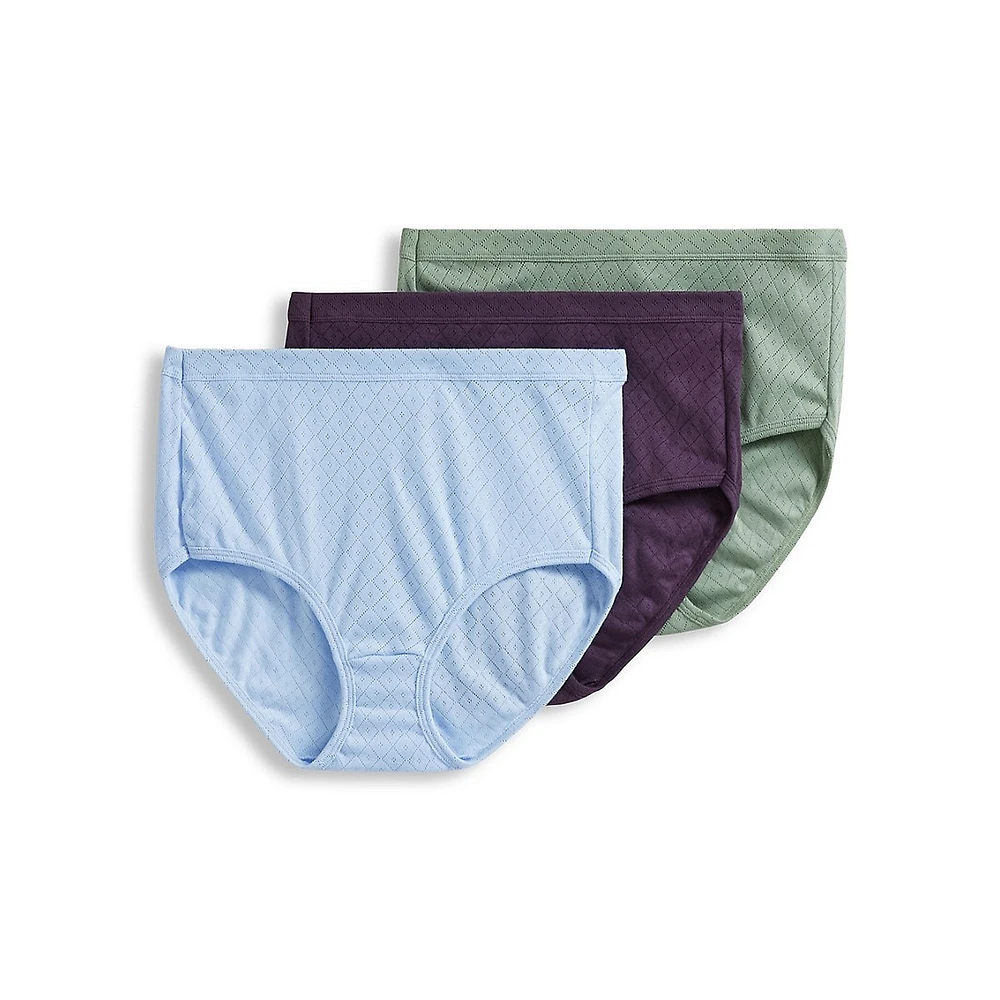 3-Pack Elance Breathe Pointelle Briefs