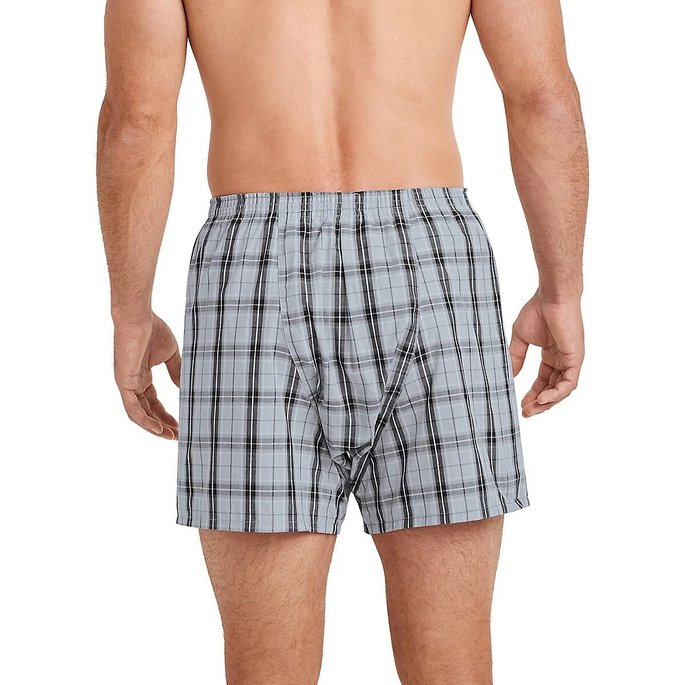 3-Pack Classic Full Cut Woven Boxers