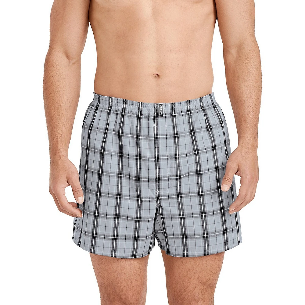 3-Pack Classic Full Cut Woven Boxers