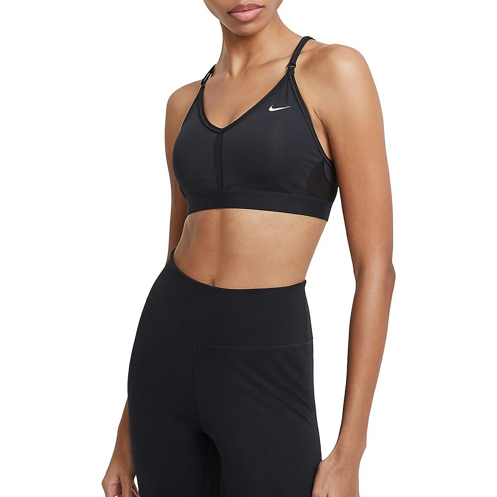 Nike Dri Fit Indy Seamless Sports Bra Black