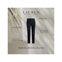 ​Stretch-Cotton-Blend Pant