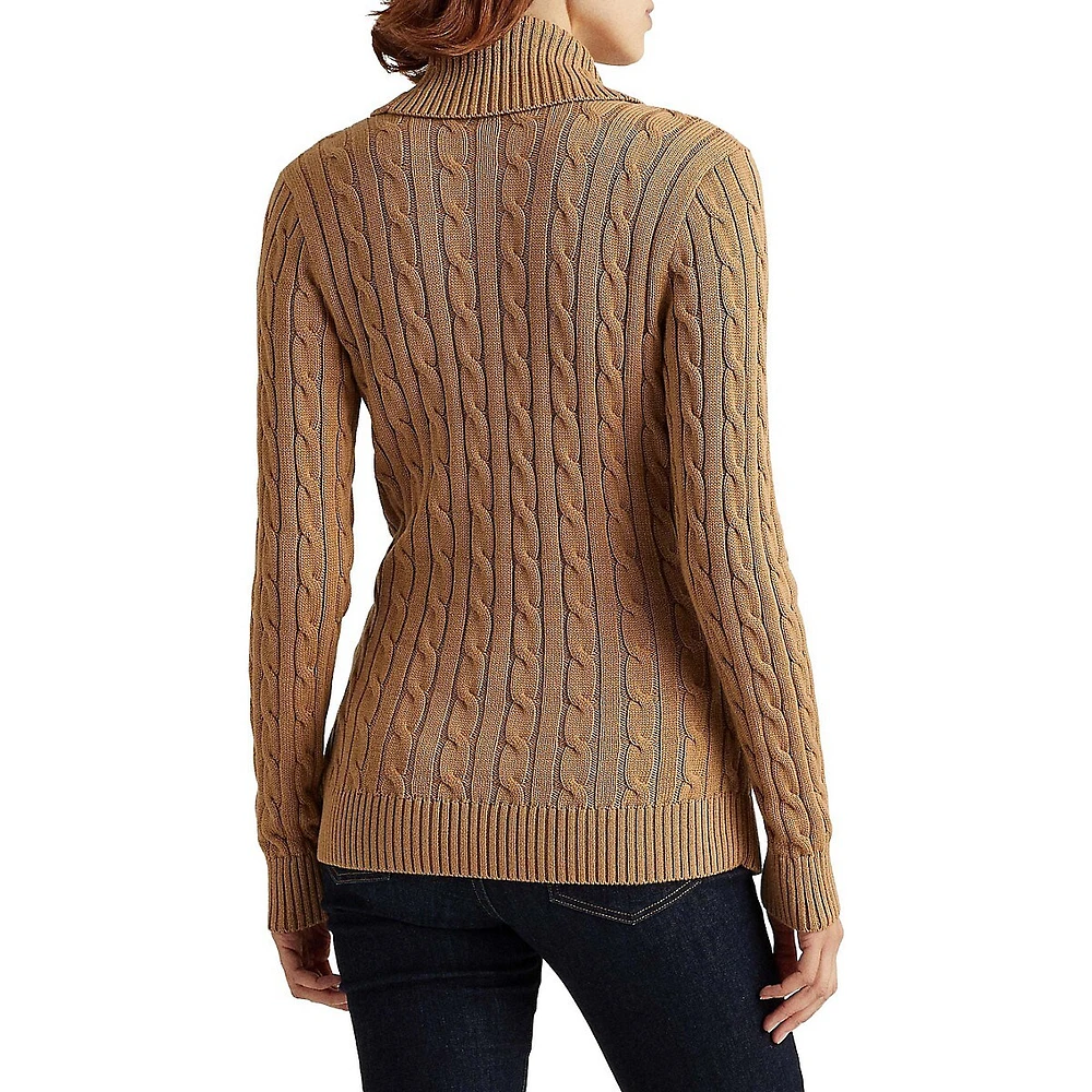 Buckled Cotton Sweater