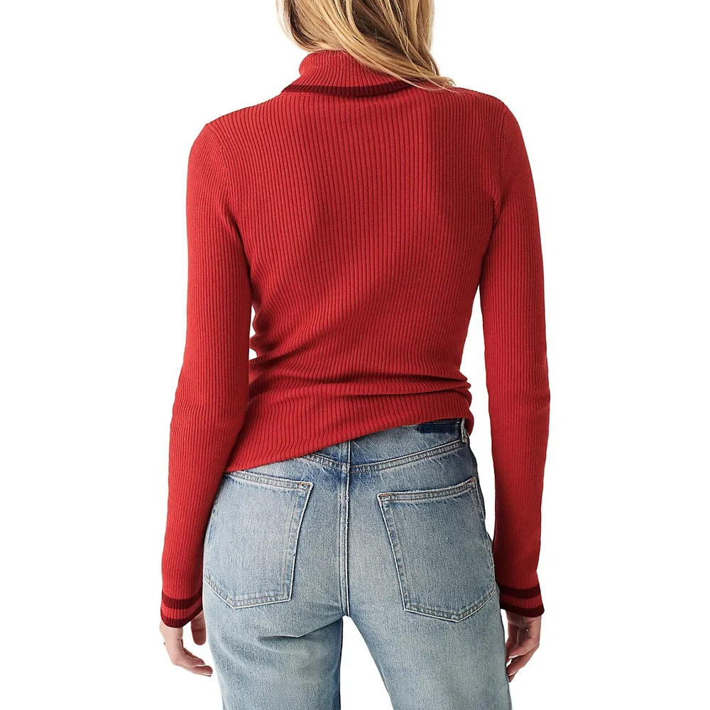 Mikki Organic Cotton-Cashmere Knit Sweater