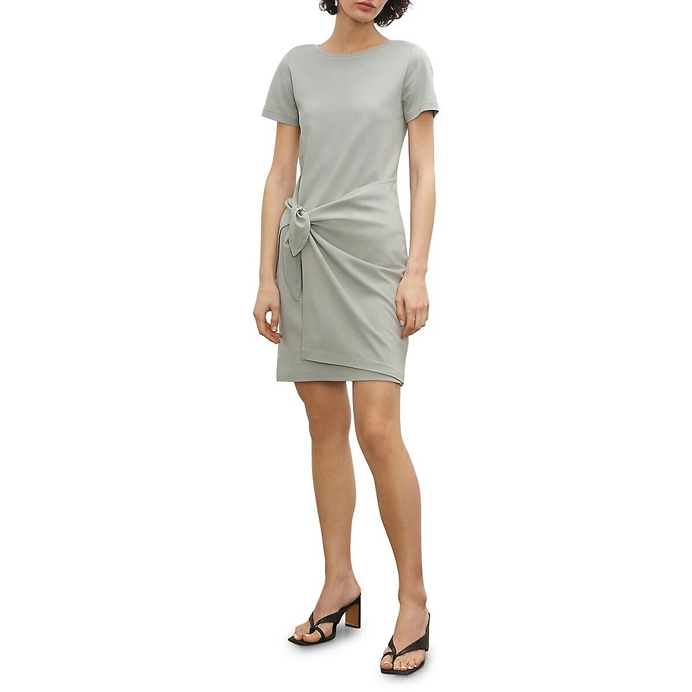 Twansia Slim-Fit Tie-Waist Dress