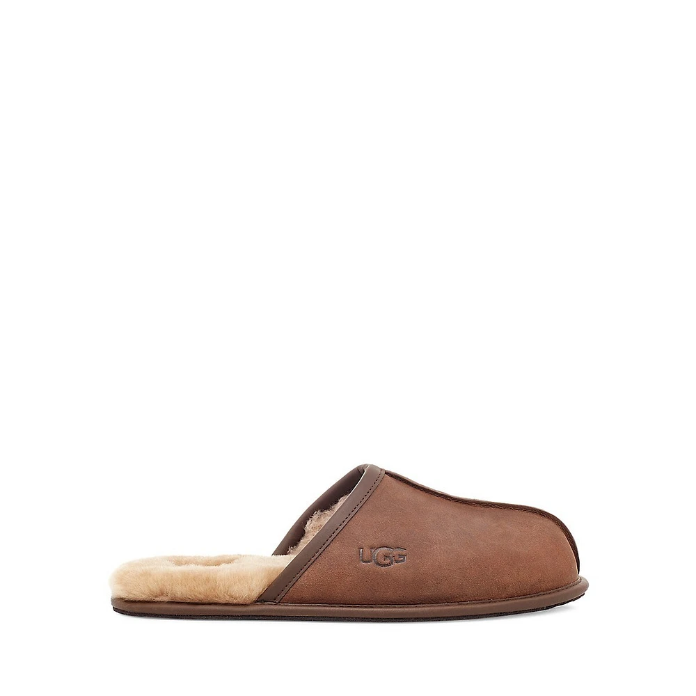 Men's Scuff Suede Slippers