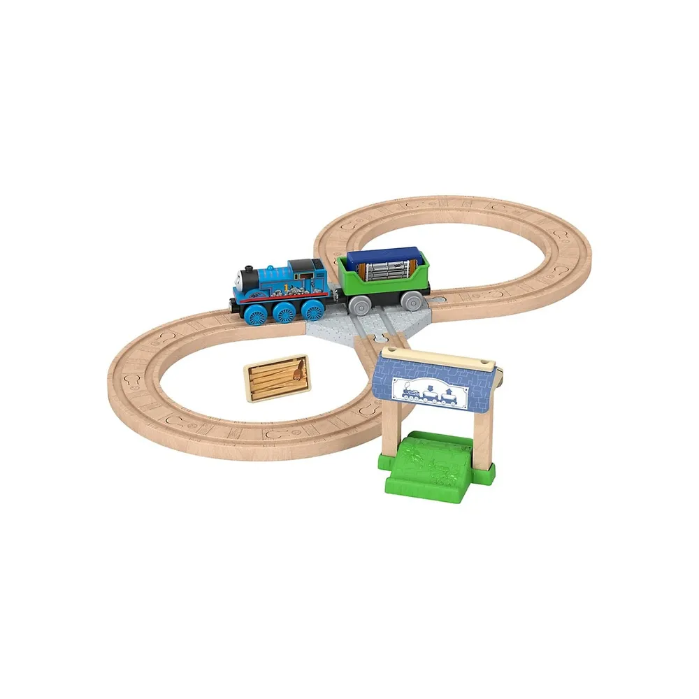 Wooden Railway Figure-8 Track 24-Piece Set