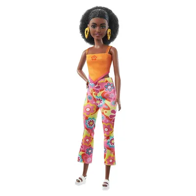 Fashionistas Retro Floral Barbie Doll - 11-Inch