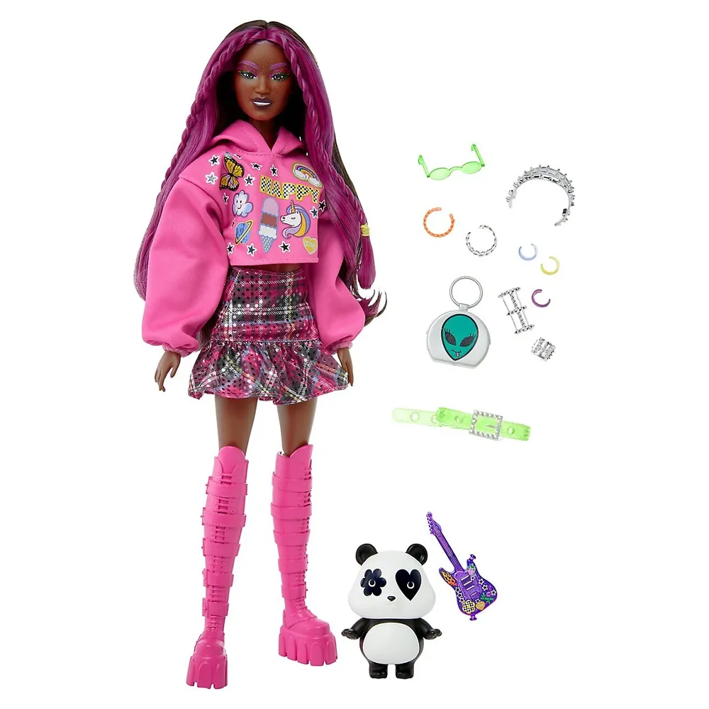 Barbie® Extra Fashion Doll - Pink Hair Pop Punk