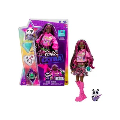 Barbie® Extra Fashion Doll - Pink Hair Pop Punk
