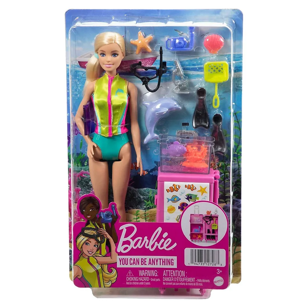 Barbie Marine Biologist Doll and Playset