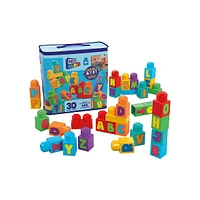 30-Piece ABC Building Bag