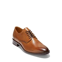 Men's Hawthorne Plain-Toe Leather Oxfords