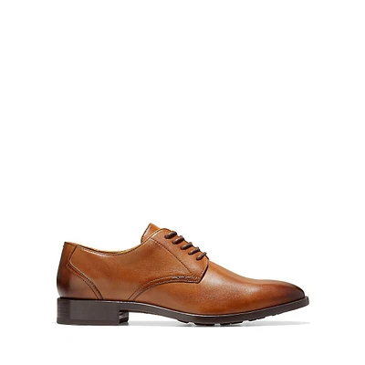 Men's Hawthorne Plain-Toe Leather Oxfords