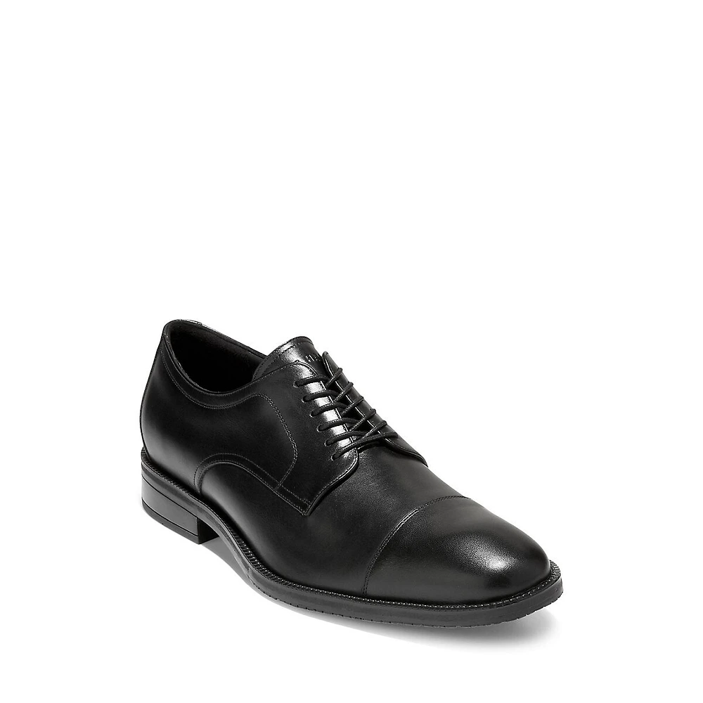 Modern Essentials Cap-Toe Leather Oxford Dress Shoes