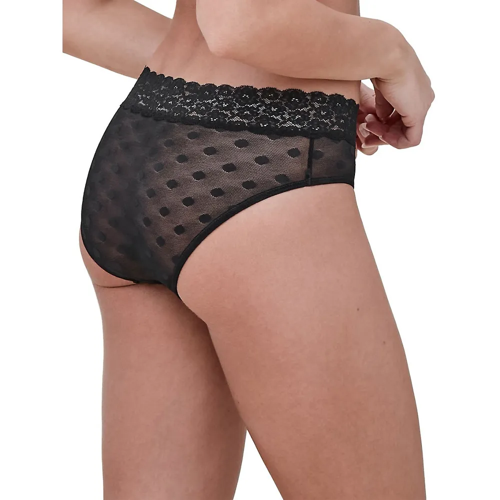 B.tempt'd Women's 3-Pk. b.bare Lace-Trim Hipster Underwear