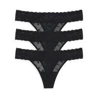 Dare 3-Pack Lace Thongs