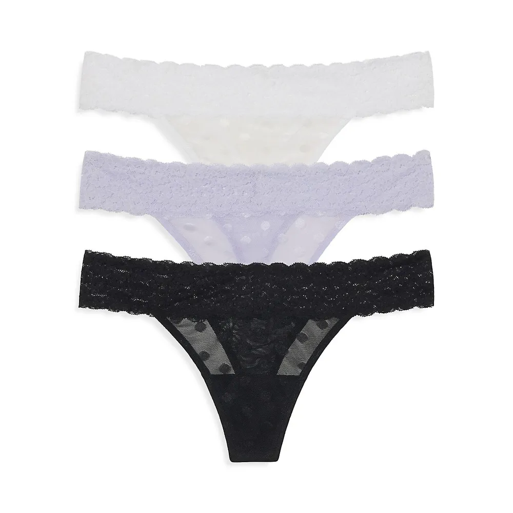 Shop Fashion 3Pcs/Lot Women's Cotton Thong Panties String Women Bri Online