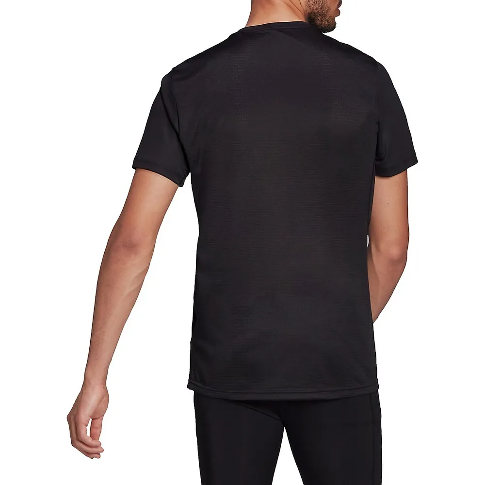 Own The Run Reflective 3-Stripes T-Shirt