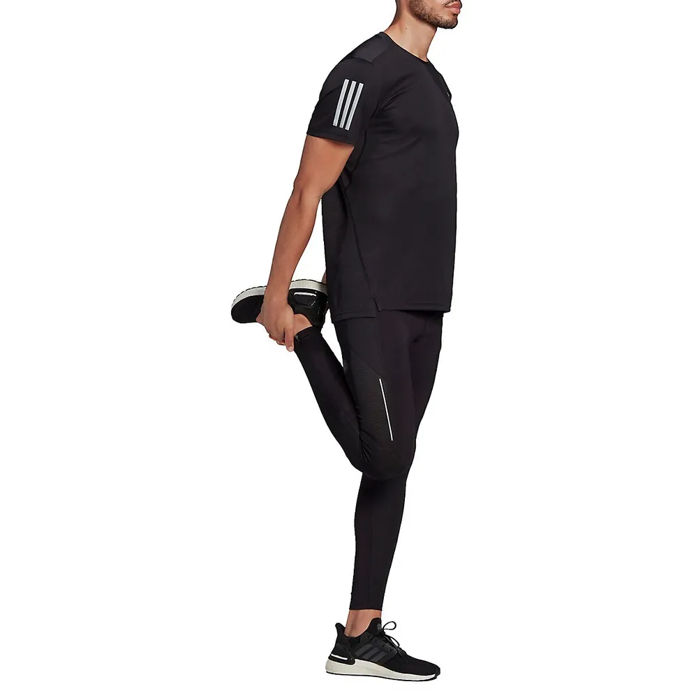 Own The Run Reflective 3-Stripes T-Shirt