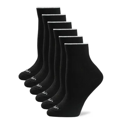 Women's 6-Pack Quarter Socks
